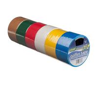 Ultratape Rhino Waterproof Gaffer Cloth Tape (Pack Of 6) (One Size) (Multicoloured)