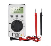 Ultrathin AN101 Digital Multimeter Measures Voltage and Current up to 600V AC/DC, Lightweight Design with Support Stand for Convenient Use