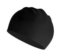Ultrathin Silicone High Elastic Swimming Caps Diving Hat Long Hair Large Swim Bathing Equipment Swimming Cap(Black-50g)