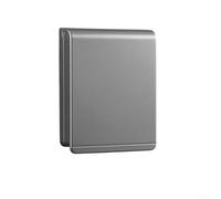 Ultrathin Waterproof Socket Protection Set of Six Perfectly Fits All Standard 86 Type Sockets, Great Outdoor Use (gray)