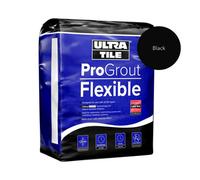 Ultratile Progrout Flexible Waterproof All Purpose Tile Grout 3Kg Black