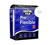 Ultratile Progrout Flexible Waterproof All Purpose Tile Grout 3Kg Brilliant White
