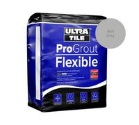 Ultratile Progrout Flexible Waterproof All Purpose Tile Grout 3Kg Mid Grey