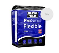 Ultratile Progrout Flexible Waterproof All Purpose Tile Grout 3Kg White