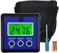ULTRATOOL Digital Angle Finder with LCD Display - Magnetic Base, Waterproof Inclinometer Bevel Gauge - Includes 2 Extra Batteries