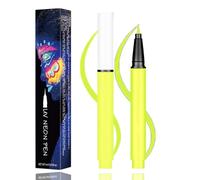 Ultraviolet Glow Neon Art Pen - Fine Tip Skin Paint Tool for Precise Face Designs, Art and Party Festivals Makeup Effects with Vibrant UV Reactive Colours Under Blacklight