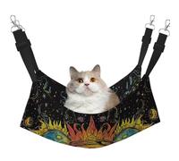 Ultraviolet Light Reflects The Sun And Moon Printed Pet Hammock - Sleeping Hammock For Cats, Rabbits, Ferrets, Puppies, Small Animals