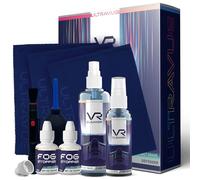 UltraVue VR Cleaning Kit and Anti-Fog Treatment - Includes VR Cleaner Gel Sprays, Microfiber Cloths, Anti Fog Drop Treatments, Brush and Air Bladder with Precision Nozzle