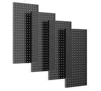 Ultrawall 4 Pcs Metal Pegboard Wall Panels, Peg Boards for Garage Tool Storage