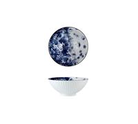 ULTRAWAVE Bowls for Kitchen Japanese Style Household Soup Bowl Creative Ceramic Ramen Bowl Restaurant Fruit Salad Bowl Salad Bowl(A)