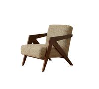 ULTRAWAVE Sofa for Living Room Simple Modern Living Room Single Sofa Chair Study Retro Cotton and Linen Fabric Home Lazy Sofa Chair Couch