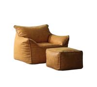 ULTRAWAVE Sofa for Living Room Simple Reclining and Sleeping Lazy Sofa Retro Style Light Luxury Single Sofa Living Room Balcony Single Chair Couch
