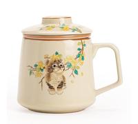ULTRAWAVE Tea Mug Ruyao Cute Cat Teacup Ceramic Tea Set Office Cup Mug Tea Cup with Lid