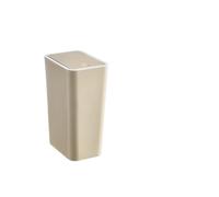 ULTRAWAVE Trash Can Kitchen Bathroom Trash Can Home Kitchen Bedroom Living Room Large Rectangular Toilet Push Trash Can With Lid Indoor Garbage Can(B)