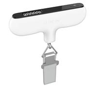Ultrean Luggage Scale, 110 Lb/ 50Kg Handheld Baggage Scale, Portable Digital Weight Scale Electronic Suitcase Scale Hanging Scales with Rubber Paint, Hook (White)