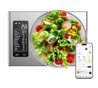 Ultrean Smart Food Kitchen Scales with Nutritional Calculator, Food Nutrition Scale, Digital Kitchen Scale with Calorie Counting for Weight Loss&Fitness, Stainless Steel, 22lb (Extra Large)