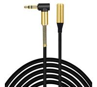 ULTRICS AUX Cable Extension, 3.5mm Gold Plated Jack Audio Cable, Male to Female Auxiliary Cord Home Car Stereo Lead Compatible with Headphone Speaker iPhone Smartphone Tablet PC Laptop (2M)
