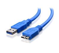 ULTRICS Hard Drive Cable, USB Male A to Micro B Cable 1M, Up to 5Gbps High Speed Hard Drive Cable, USB 3.0 Charger Cable Compatible with My Passport Seagate Expansion Canvio LaCie Rugged WD