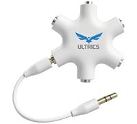 ULTRICS Headphone Splitter 3.5mm Jack, 5-Way Stereo Audio Jack Adapter AUX | Share Music with 5 Ports Stereo Headset Adapter Compatible with Phone Smartphone Tablet Laptop PC PS4 Xbox MP3 Player Speaker