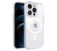 ULTRICS Magnetic Case for iPhone 12 Pro 6.1-Inch Compatible with MagSafe Wireless Charging, Drop Protection Shockproof Phone Bumper Cover, Non-Yellowing iPhone 12 Pro Case, Anti-Scratch Clear Back