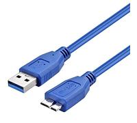 ULTRICS USB Male A to Micro B Cable 1M, Up to 5Gbps High Speed Hard Drive Cable, USB 3.0 Charger Cable Compatible with My Passport Seagate Expansion Toshiba Canvio LaCie Rugged WD Samsung S5 Note 3