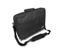 Ultron Case Plus Compact Laptop Shoulder Bag Carrying Case with Pockets for Accessories Storage - Fits up to 17" Laptops - Black
