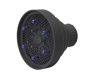 Ultron Professional Foldable Silicone BLACK Universal Hair Dryer Diffuser