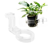 Ultum Nature Systems Hydro Pot Holder - Clear Adjustable Acrylic Aquarium Plant Holder - Sturdy Aquarium Planter and Aquatic Plant Pot for Live Plants, Large