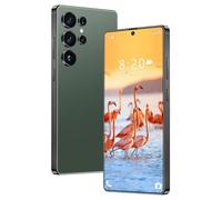 ULUCAN 7.3INCH S25 Ultra Cheap Smartphone, 5G Global Version Original Cellphones, 8000Mah Large Capacity Battery, Multi Language Support, Snapdragon 8 gen3(10 cores),Green-1TB