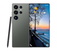 ULUCAN Adventure Smartphone for S24 Ultra Built-in Pen, Android 5G Global Version Mobile Phones, 16GB RAM 1TB ROM, 7.3INCH Original Full Screen, Bluetooth Wifi Fm,Green-1TB