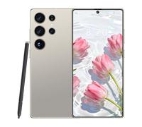 ULUCAN S24 Ultra Built-in Pen Cheap Smartphone, 16GB RAM 1TB ROM, Android 14.0 Global Version, 7.3INCH HD, Snapdragon8gen3 (10 cores), Facial Fingerprint Unlocking Gps,Gray-1TB