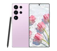 ULUCAN S24 Ultra Built-in Pen Cheap Smartphone, 16GB RAM 1TB ROM, Android 14.0 Global Version, 7.3INCH HD, Snapdragon8gen3 (10 cores), Facial Fingerprint Unlocking Gps,Pink-1TB