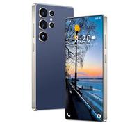 ULUCAN S24 Ultra Built-in Pen Cheap Smartphone, Dual Sim Card, 7.3inch HD Android Cell Phone, 8000Mah Large Capacity Battery Mobile Phones for Birthday Gifts Daily Life,Purple-1TB
