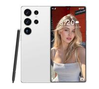 ULUCAN S25 Ultra Built-in Pen, Unlocked Android Smartphone, 16GB RAM 1TB ROM, Punch Screen, 72MP Front Camera, 108MP Rear Camera Camera, Super Fast Charging, Durable Battery,White-7.3
