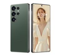 ULUCAN S25 Ultra Cheap Smartphone with 7.3inch HD Drop Screen, 5G Global Version Mobile Phones Multi-Language Support, Waterproof, Fast Charge, Dual Sim Card,Green-1TB