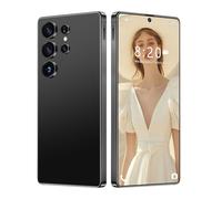 ULUCAN S25 Ultra Cheap Smartphone with 7.3inch HD Drop Screen, 5G Global Version Mobile Phones Multi-Language Support, Waterproof, Fast Charge, Dual Sim Card,Black-1TB