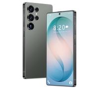 ULUCAN S26 Ultra Built-in Pen Cheap Smartphone, 8000mAh Large Capacity Battery, 7.3inch HD Full Screen Face ID Mobile Phones, Support Face Recognition Bluetooth Wifi Fm, Android 14.0 OS,Green-7.3IN