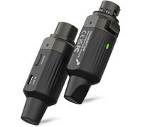 Ulumac Aroma Wireless XLR Microphone Transmitter Receiver, Professional UHF Wireless Microphone System for Stable Transmission, 7-Channel, 165ft Range, Compatible with Dynamic Mics/PA/Mixer/DSLR(ARC2)