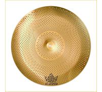 ULUOBO 18 inches Low Volume China Cymbal for Drum Quiet Practice (Gold, 18 inch-CN)