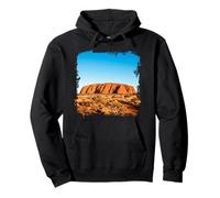 Uluru Desert Rock Formation Outback Scenic Landscape Pullover Hoodie