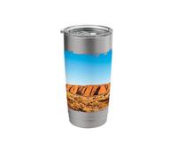 Uluru Desert Rock Formation Outback Scenic Landscape Stainless Steel Insulated Tumbler