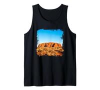 Uluru Desert Rock Formation Outback Scenic Landscape Tank Top