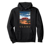 Uluru Northern Territory Australia Vintage Retro Travel Art Pullover Hoodie