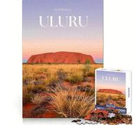 Uluru Sunset Jigsaw Puzzle for Teenagers 1000 Pieces Intellectual Fun Mind Calming Fun Fine Cut Winter Gift (50x75cm)