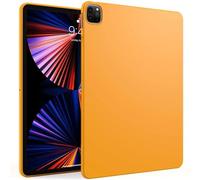 ULXITEYU Case for iPad Pro 12.9 6th/5th/4th/3rd Generation 2022/2021/2020/2018, Thin and Lightweight, Soft, Shockproof Slim Tablet Back Cover, Orange-Yellow