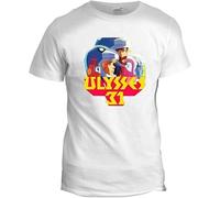 Ulysses 31 Retro Cartoon T-Shirt 80s 90s Mens Cult TV Tee PostWhite