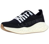 ULYSSES Men's HONI Sneaker, Darkness Black Hevea, 9 UK
