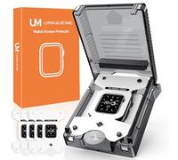UM UNIQUEME Pack of 4 Screen Protectors for Apple Watch Series 11/10 42 mm Screen Protector, Film for iWatch 11/10 42 mm, Bubble-Free, Soft HD Clear Screen Protector, Full Coverage, Anti-Dust