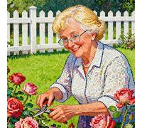 UM UPMALL Custom Diamond Painting Kit | Personalised with Your Photo | Full Drill Canvas DIY Art | Unique Gift for Her, Him, Family, 30x30 cm