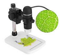 UM012 USB Universal Digital Microscope for Industry and Laboratories, 300X 5.0 Megapixel Electric Microscope with Desktop Stand, Compatible with PC Windows XP Vista Win8 Win7 Win10